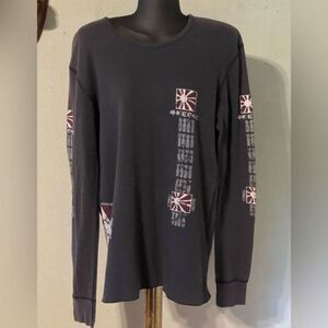Unisex XL Sledge Gear long sleeve crew neck ribbed graphic shirt